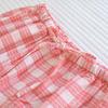 Women's Plaid Cotton Pajama Pants - Summer Thin, Loose Fit, Elastic Waist, Plus Size, Outdoor & Home Wear