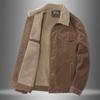 Corduroy Jacket Men's Autumn and Winter New Versatile Plus Velvet Thickened Jacket Men's Business Casual Handsome Cotton Jacket