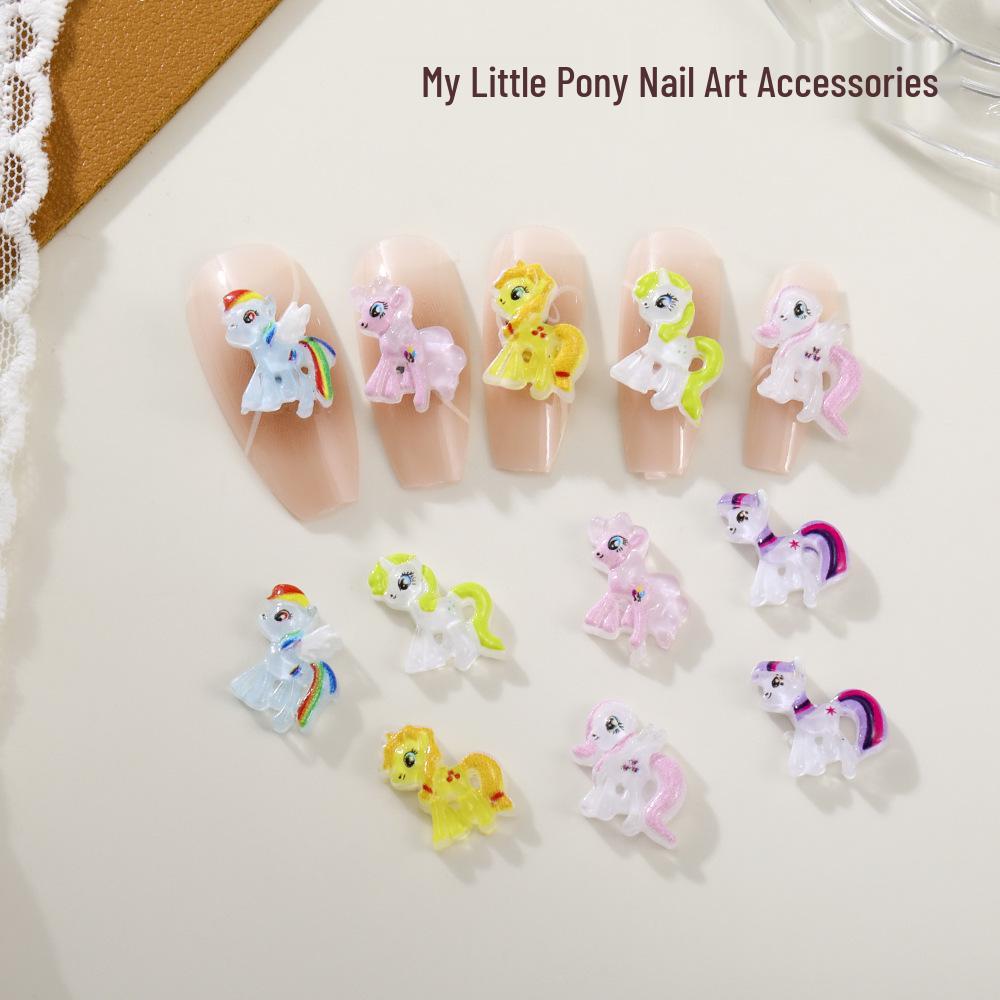 

My Little Pony 3D Радужный Пони Смола Стразы для Нейл-Арта