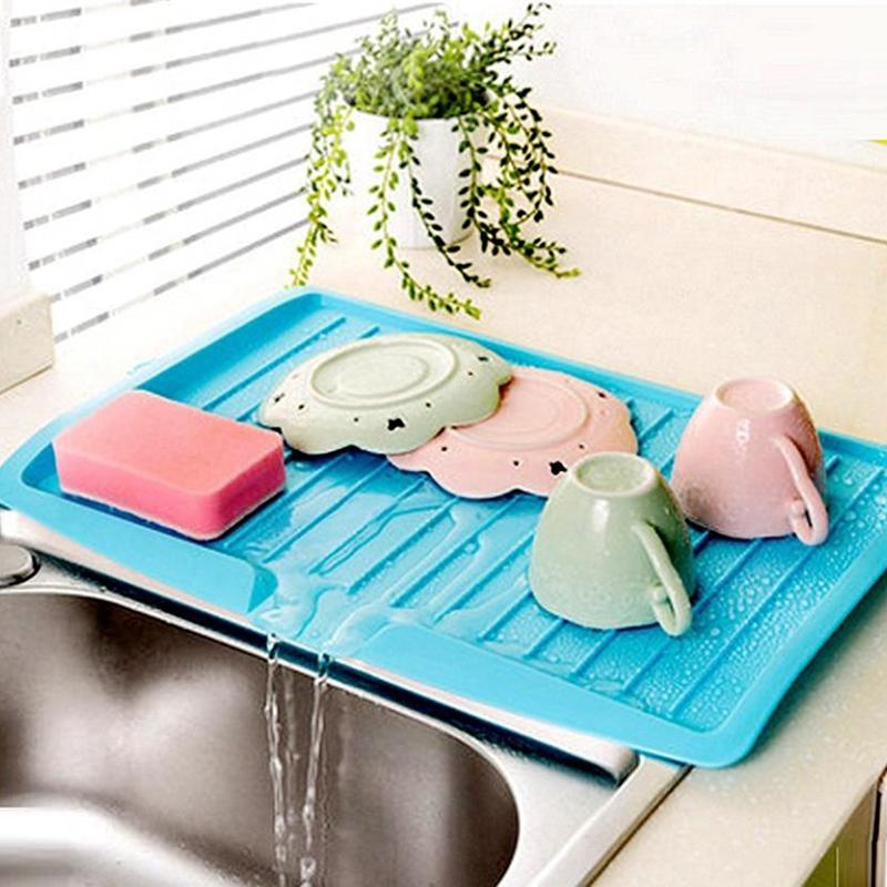 Drain Rack Kitchen Dish Drainer Tray Large Sink Drying Rack Worktop Organizers Drying Rack For Kitchen Dishes Tableware