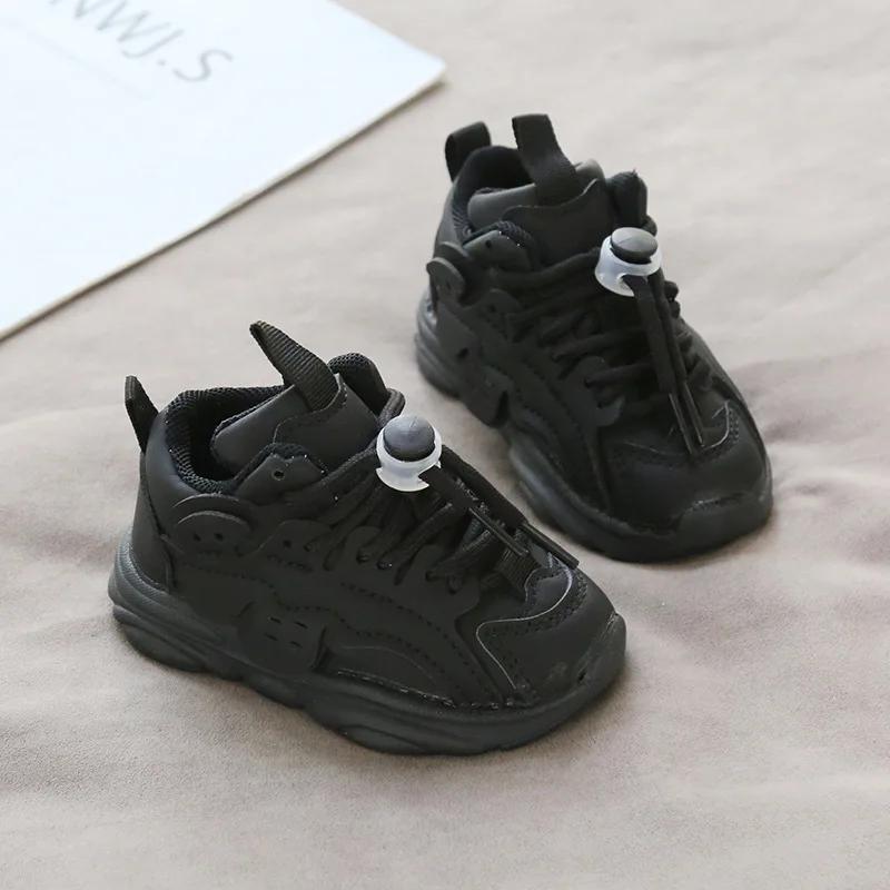 New Women Sneakers Classic Trend Child Sneaker Comfort Anti Slip Girl Shoe Versatile Autumn Boy Shoes Thick Sole Simple Walkers