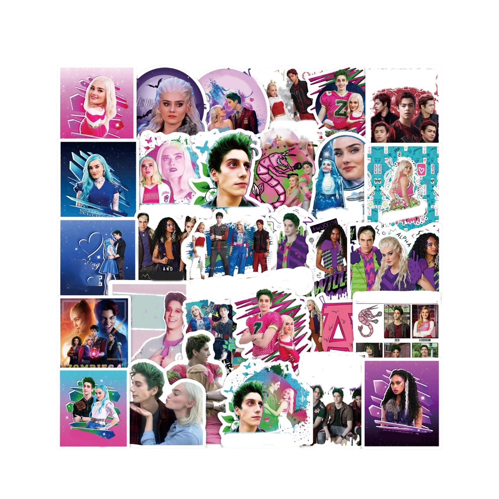 

54 Cartoon Stickers For Decoration One Size