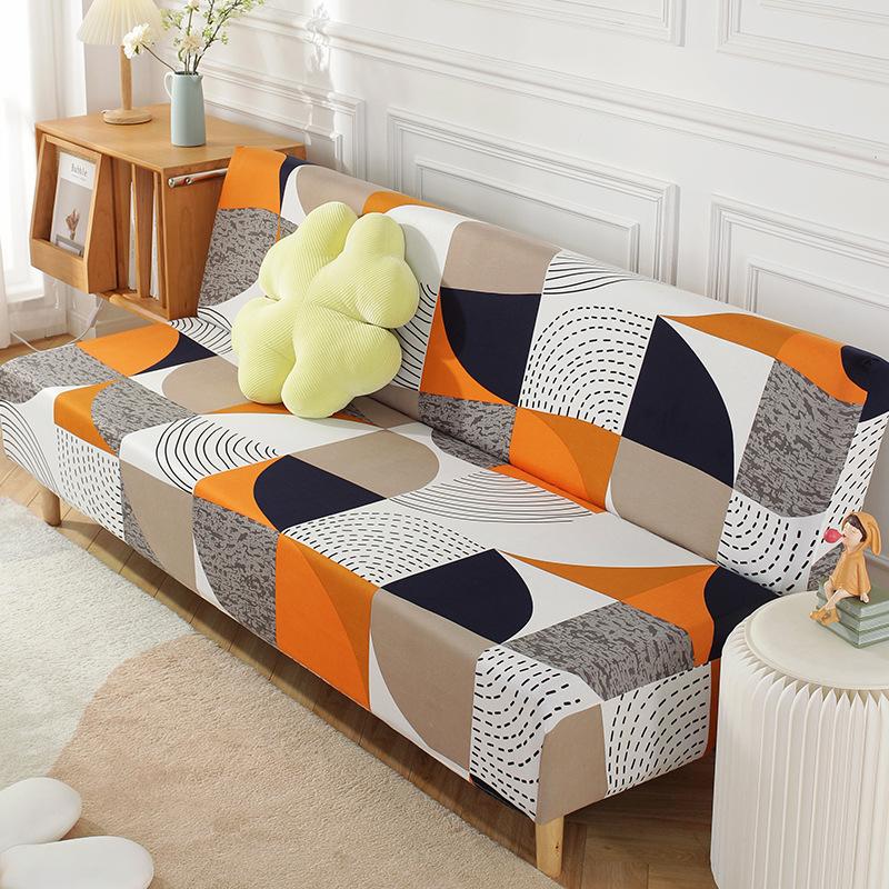 

Nordic безрука накидка на диван Ліжко Молочний шовк Все включено Еластичний універсальний диван Повне покриття Диван Подушка Чохол на диван 155-190CM