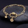 Nidin 17 Styles Light Luxury Copper Zircon Star Moon Pendant Bracelets For Women Men Link Chain Bracelets Geometric Jewelry