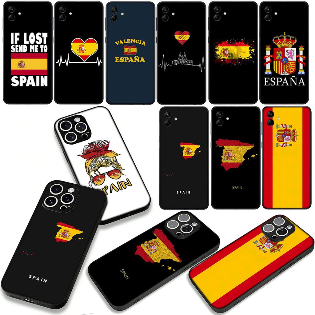 Spain Flag Yellow Red Phone Cover Case for Xiaomi Redmi 15C 15 A4 A5 9A 9T 10A 10C 9C NFC 14C Note 11 9 10 Pro 8T Casing