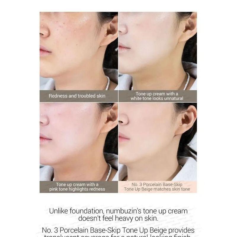 numbuzin - No. 3 Porcelain Base-Skip Tone Up Beige