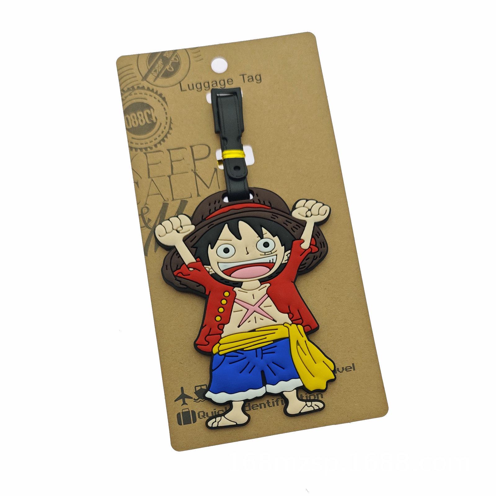 One Piece Luffy, Zoro & Chopper Anime Backpack Luggage Tag Pendant