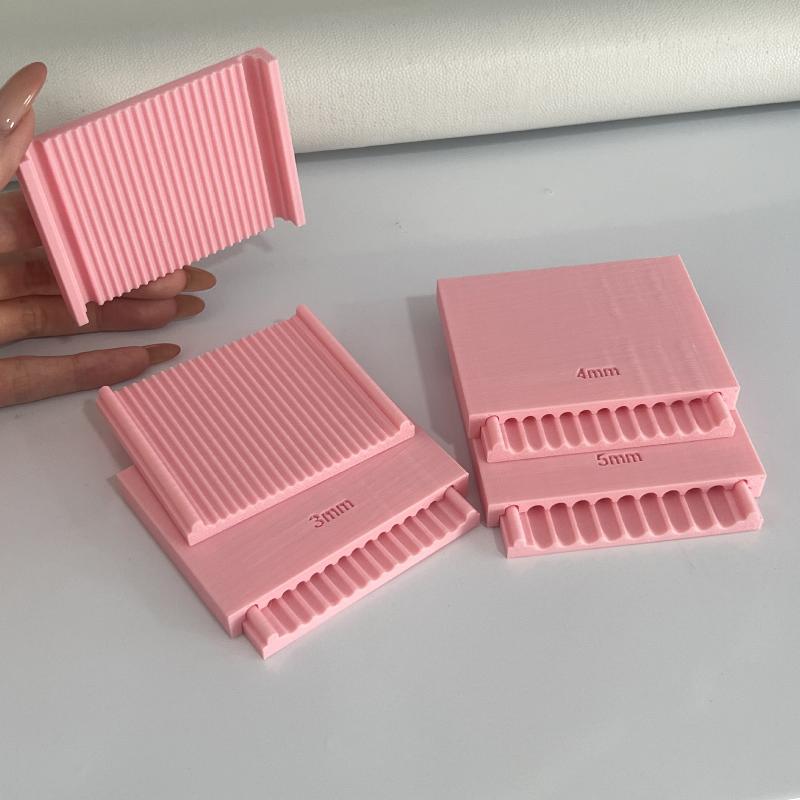 Polymer Clay Bead Roller Template Set, 2-5Mm Clay Gel Ball Maker Tool, Diy Clay Bead Extruder Molding Board For Jewelry Making