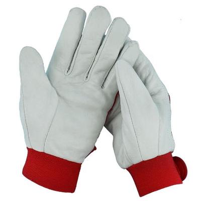 Red Elastic Protective Work Gloves