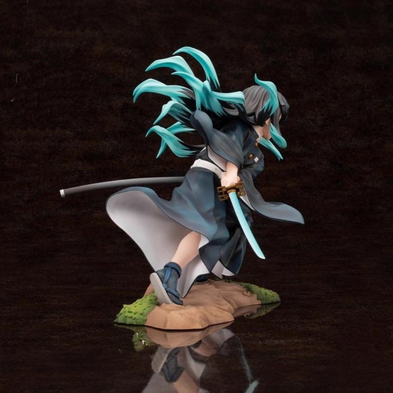 Demon Slayer Tokito Muichiro Gk Figure Anime Statue Desk Decoration Collectible Toy Peripheral Figurine For Fans Kid Friendly Entertaining Fun Play