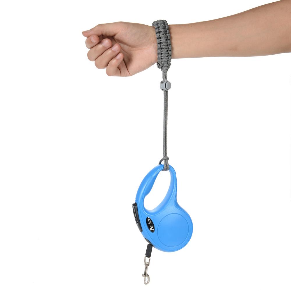 Dragonne réglable mains libres pour laisse rétractable pour chien, promenade en extérieur, animal de compagnie, antidérapante, sécurité, bracelet, accessoires pour chiot