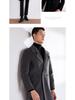 Men's Mid-Length Double-Faced Wool Cashmere Overcoat with Suit Collar