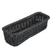 Innovative Chopsticks Storage Basket Restaurant Desktop Tableware Fork Spoon HolderBlack L Size