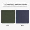 Front and Back Color Matching Leather Mouse Pad Writing Mat Laptop Table Mat  Home