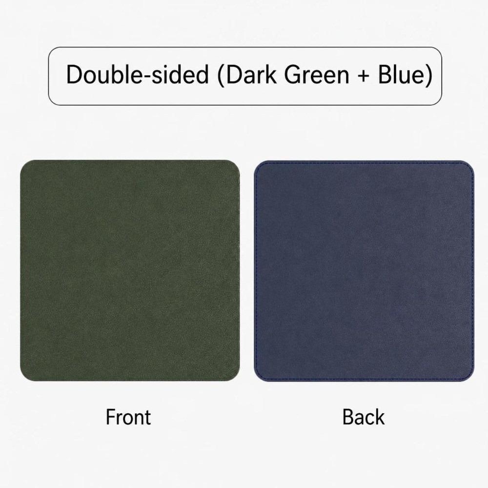 Front and Back Color Matching Leather Mouse Pad Writing Mat Laptop Table Mat  Home