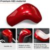 No Adhesive Car Gear Shift Knob Cover for 2018-2025 -2025 ABS Interior Red