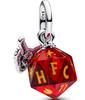 Trendy Red Monster Flower Charm Bracelet 925  Silver Adjustable Hypoallergenic Diy Fine Jewelry