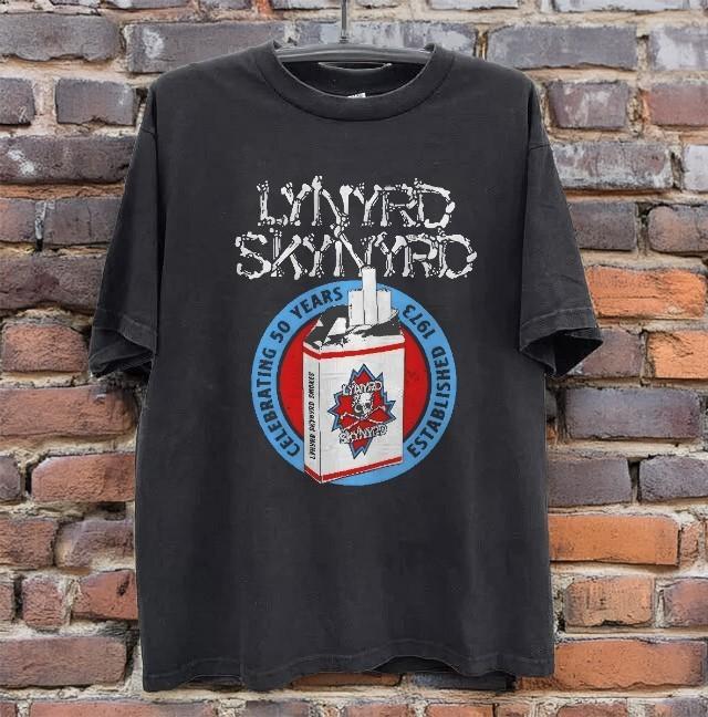 Lynyrd Skynyrd 50th Anniversary Established 1973 Graphic T Shirt , Size S 5XL XXXL