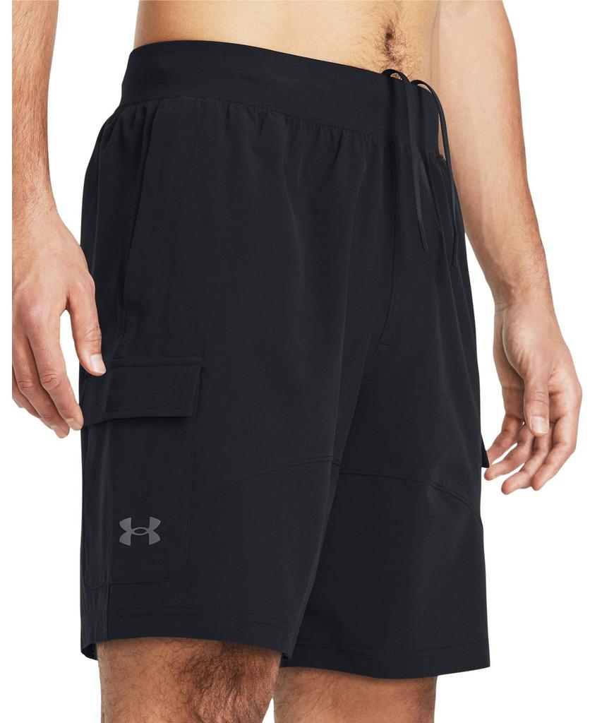 Under Armour Stretch Woven Cargo Short Black Black LG /