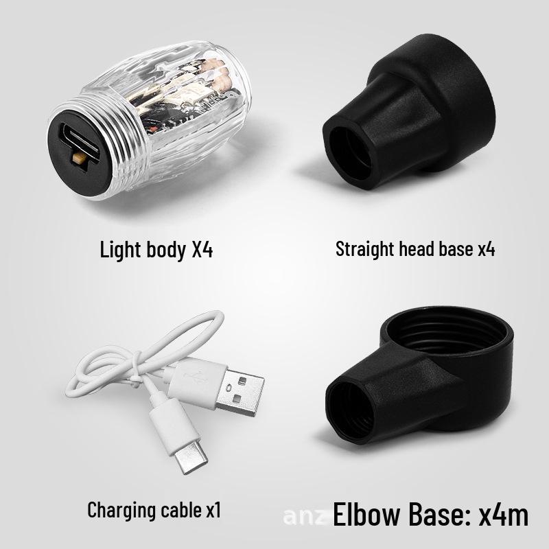 Flashing LED Tire Valve Cap Light - Waterproof, Strobe, Decorative for Cars, Motorcycles, Hot Wheels