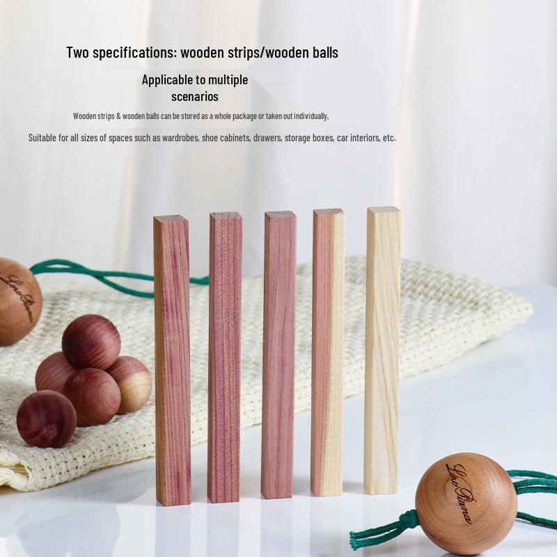 Cedar Wood Balls for Wardrobe & Shoe Cabinet: Natural Aroma & Moth Repellent