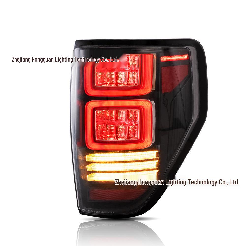 Rear LED Taillights with Sequential Turn Signal for 2009-2014 Ford F150