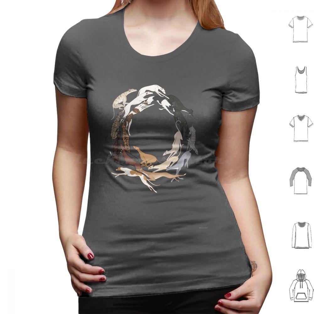 The Greyt Hound Romp T Shirt 6xl Cotton Cool Tee Greyhound Hound Sighthound Galgo Lurcher Whippet Italian Greyhound Dog Brindle