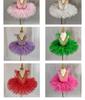 Girls' Strappy Tulle Ballet Tutu - Child's Swan Dance Performance Costume