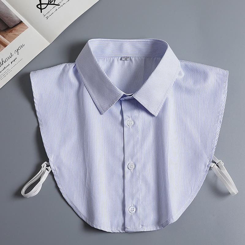 Herren Abnehmbarer Reiner Baumwollhemdkragen für Ganzjahres-Businesskleidung