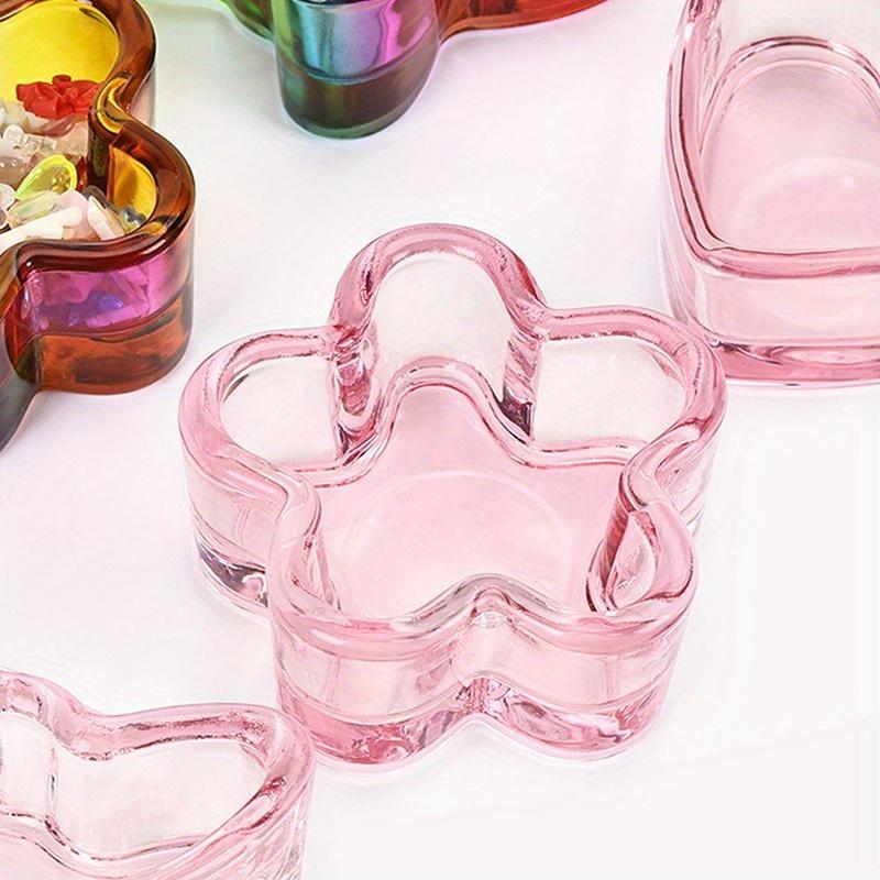 2 Stück Kristallglas Acryl Nagelbecher Bunt Stiftwaschbecher Schale Becherhalter Ausrüstung Nail Art Werkzeuge Ohne Deckel