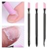 1pc Quartz Stone Scrub Nail Cuticle Remover, Dead Skin Remover Nail Art Trimmer Polished Rods, Professional Nail Art Care Tool