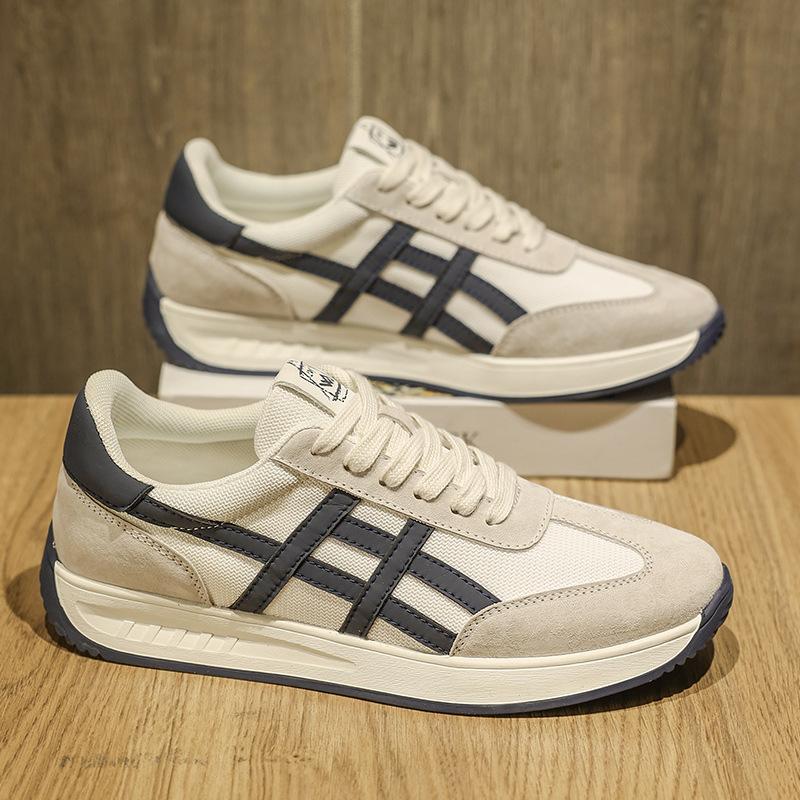 Men's shoes summer breathable thin trendy versatile Forrest Gump shoes new lightweight soft sole shock absorption casual German training skateboard s