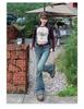 2025 Women's High-Waisted Retro Micro-Flare Jeans - Elastic, Hot Girl Style