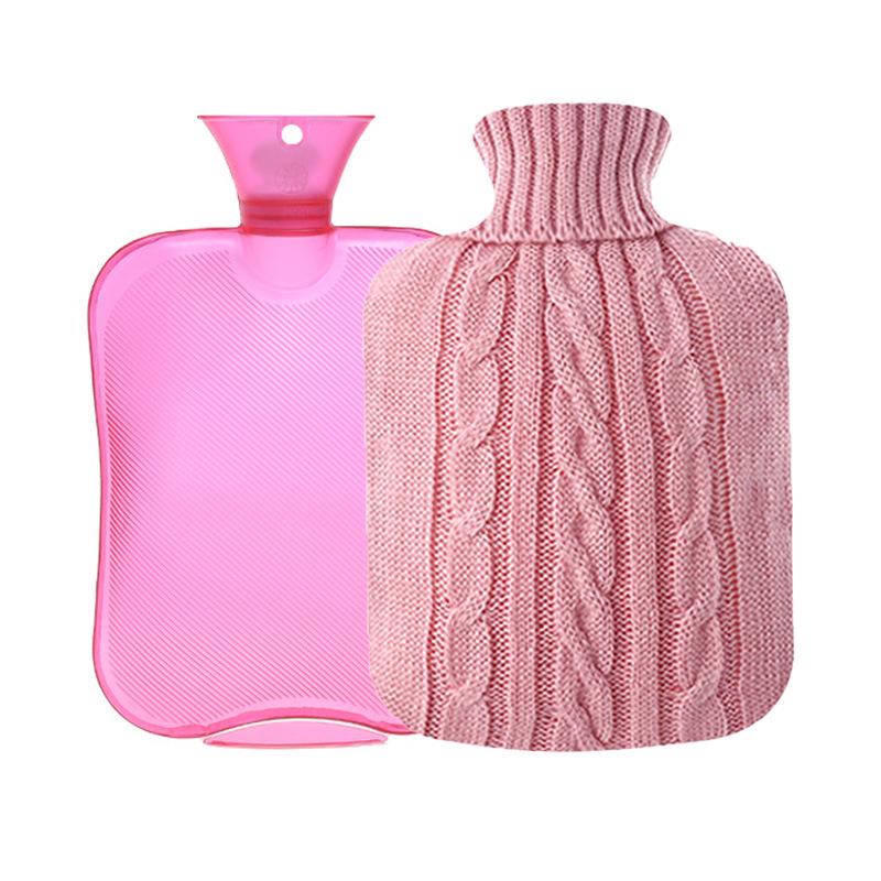Plush Hot Water Bottle - Warm Belly & Hand Warmer for Women, Students, Large & Small Sizes, Cute Design