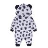 2025 Spring/Autumn Baby Animal Pattern Hooded Romper