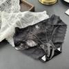 Ladies Spring and Summer Sexy High Slit Mesh Lace Panties