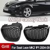 Honeycomb Front Bumper Grill for Seat Leon MK2 1P1 Altea XL Toledo Mk3 2006-2009 Honeycomb Grille Mesh Badgeless Grille