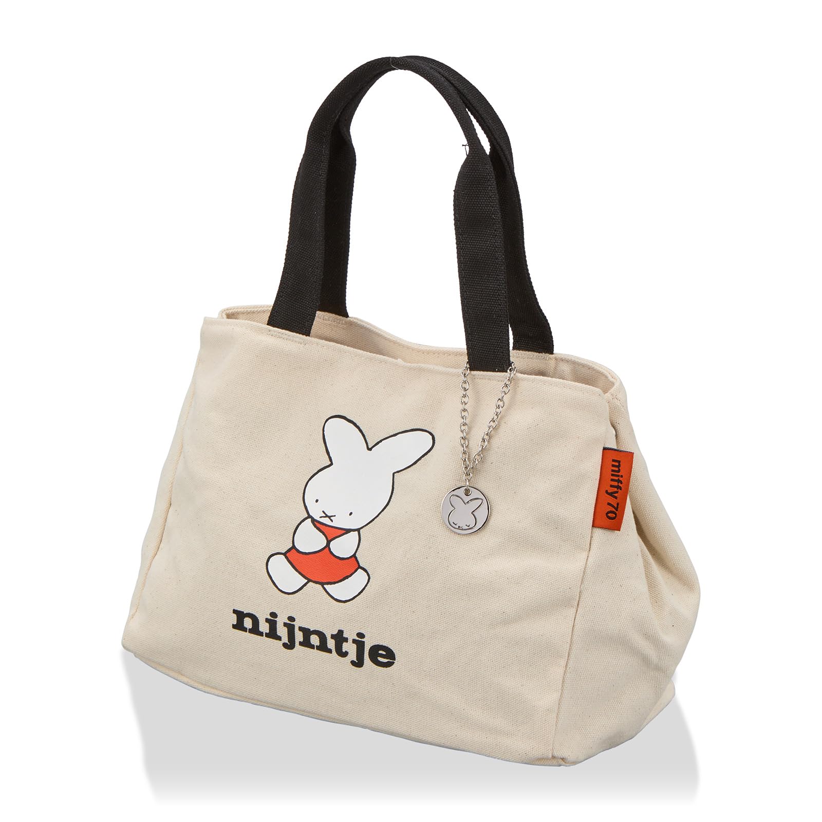 Мини-сумка-тоут Miffy с боковой пуговицей 6040 B320. Натуральный Девять Че