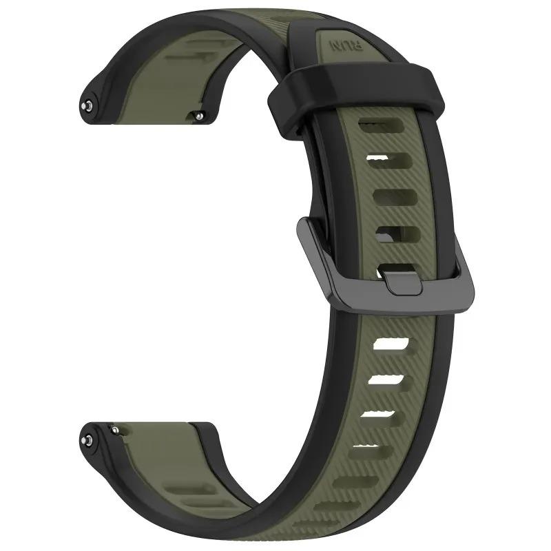 18mm Two-color Silicone Strap for Huawei Watch GT5 41mm GT5Pro 42mm Bracelet Comfortable Band for Huawei Watch GT4 41mm Correa