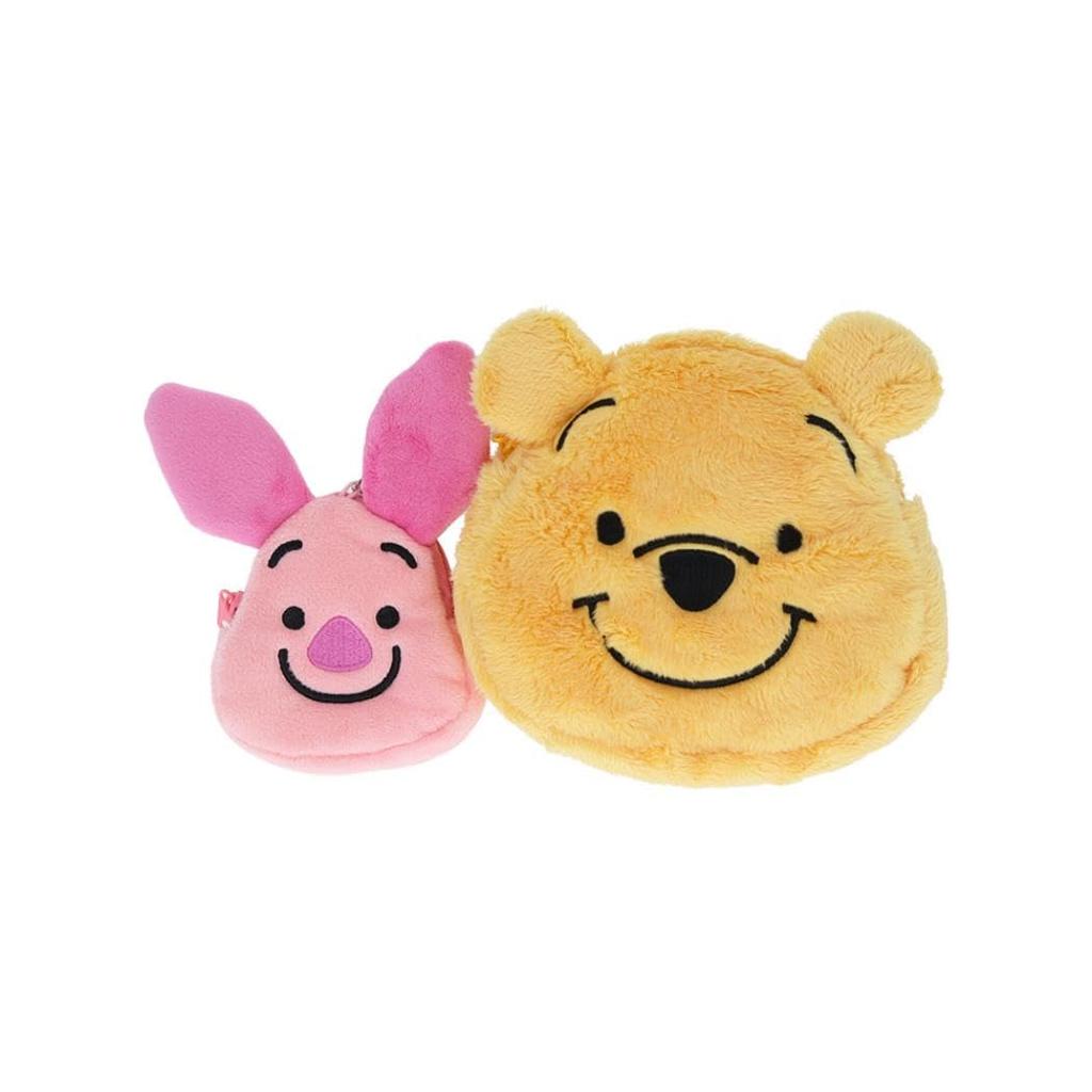 Sunstar Stationery Disney Pouch Set, Friendship Pouch Set, Winnie the Pooh, Pooh & Piglet, S2334534
