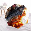 1pc Outdoor Umbrella with Anime Character Design - Automatic Opening/Closing, Portable 3-Fold Design, 8-Rib Iron Frame, Perfect Gift for Fans, Tr