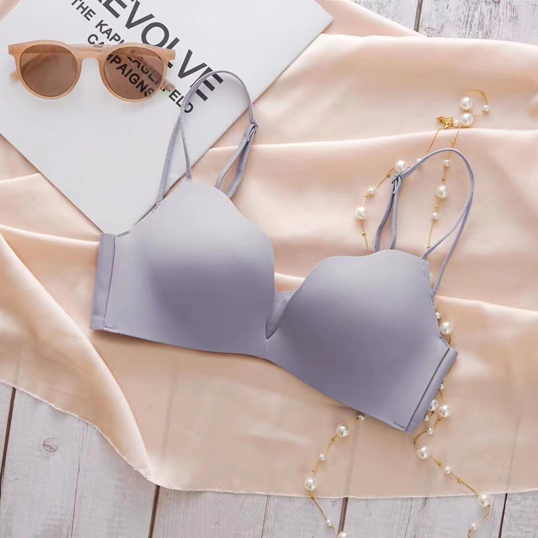 

Французский Мяу Коготь Чашка Глубокий V Глянцевое Бесследное Нижнее Белье Женский Маленькая Грудь Большая Толстая Чашка Сбор Бюстгальтер Бюстгальтер 70B