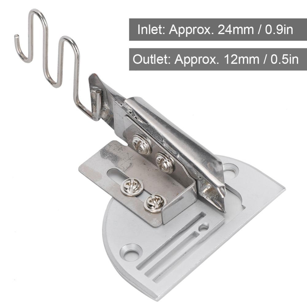 24mm Inlet Sewing Binder Professional High Strength Binding Curve Edge Folder Iron Heavy Duty Industrial Sewing Machine Binder