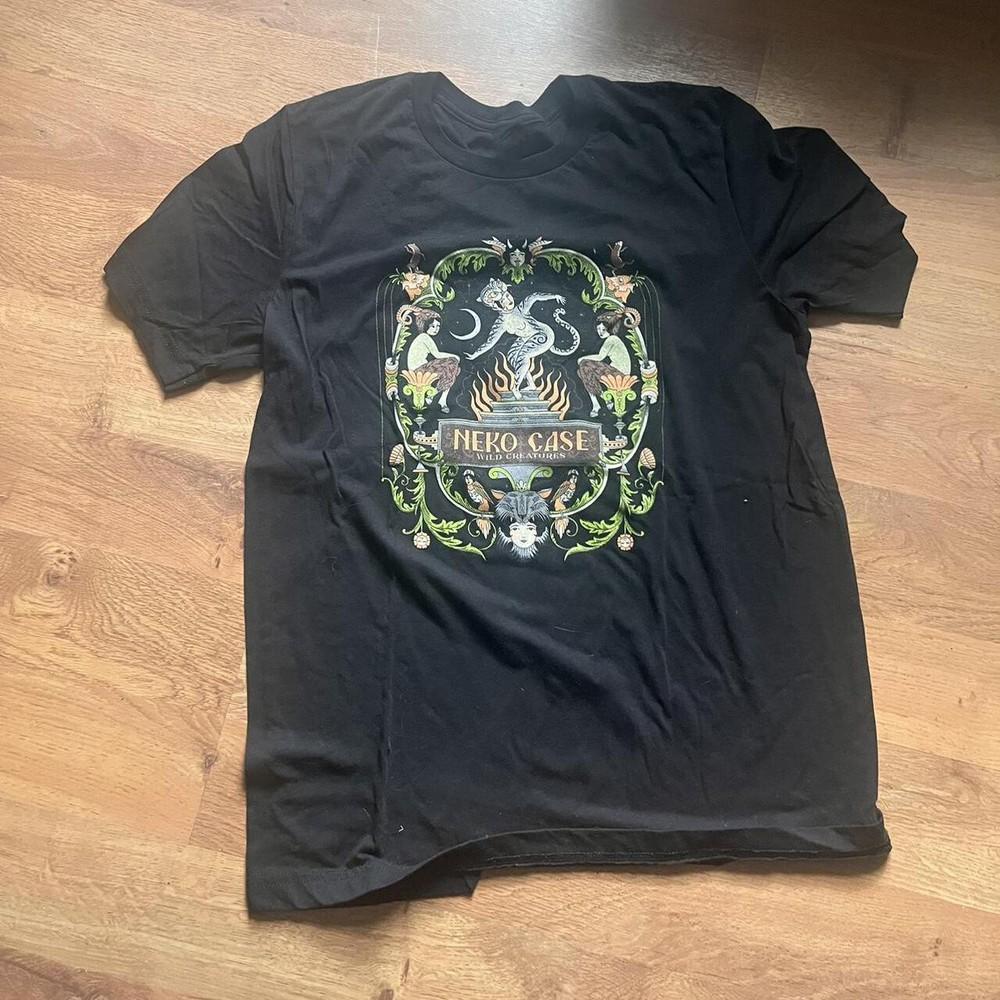

SALE Vtg Neko Case Music Star Heavy Cotton Black All Size Unisex Shirt Unisex T-Shirt S