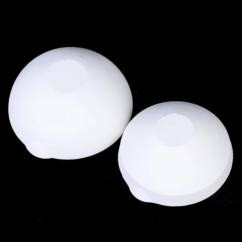 1Pcs High Temperature Quartz Dish Bowl High-density Gold Silver Metal Copper Cast Silica Melting Crucible 100-750g White