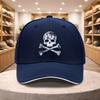Skull Crossbones Print Baseball Cap for Unisex Women Casual All Season Adjustable Sun Hat