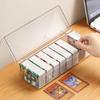 Acrylic Card Holder Storage Box for Pokémon, Ultraman, and Game King Cards.