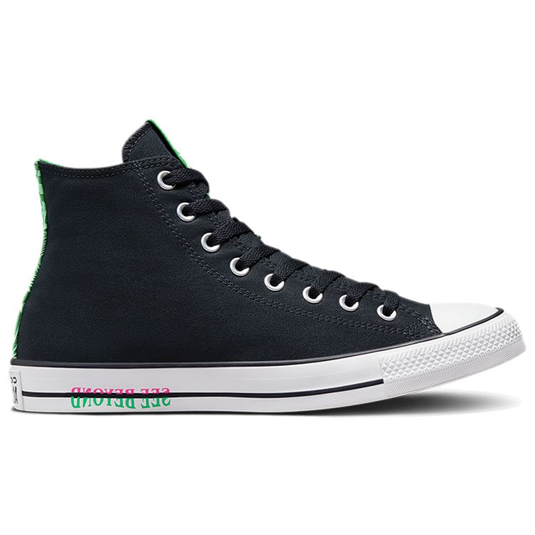 Converse Chuck Taylor All Star Casual Versatile Durable High-Top Canvas Shoes Unisex Sneakers Black A02408C