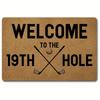 1Pc Welcome Door Rug A Variety of Letter Patterns Non-slip Floormat Bedroom Kitchen Entrance Doormat Machine Washable Carpet