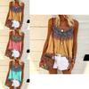 Stylish Plus Size Women's Floral Print Strappy Cami Tops For Summer Casual Wear
